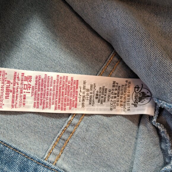 Disney Ily 4EVER Big Thunder Mountain Railroad Denim Jacket Girls - A Brand-New - Picture 14 of 15